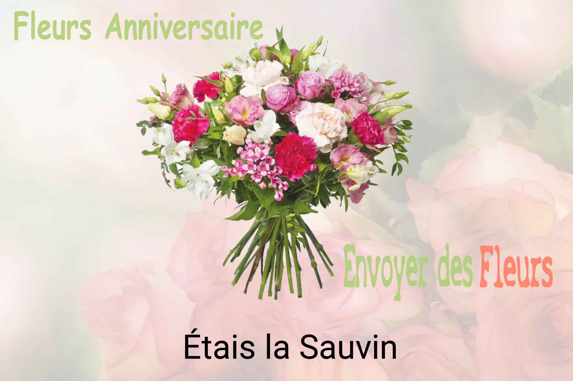Bouquet de fleurs d’anniversaire livré à Étais-la-Sauvin